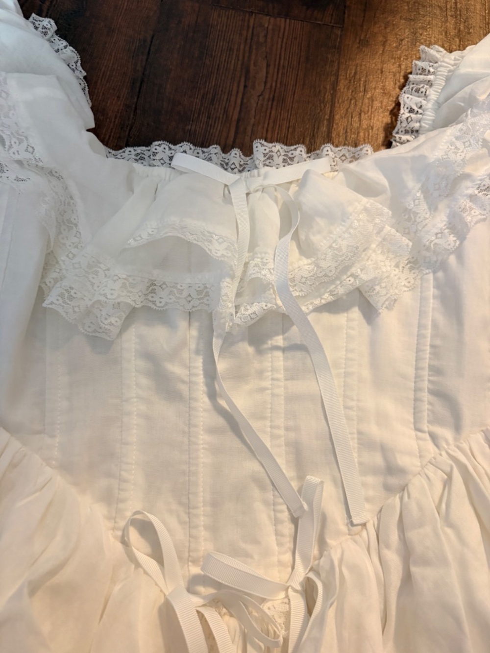 NWT Selkie Ivory Hug me mini dress - Picture 3 of 4